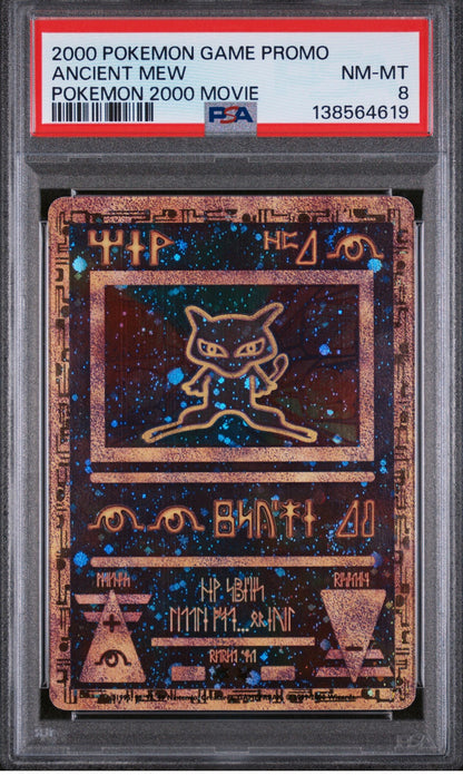 2000 Pokemon game promo Ancient Mew PSA 8