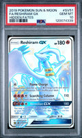 2019 Hidden Fates Reshiram GX PSA 10
