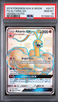 2019 Hidden Fates Altaria GX PSA 10